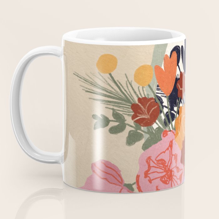 Flowers in the mirror #2 Coffee Mug Gallery Image 3