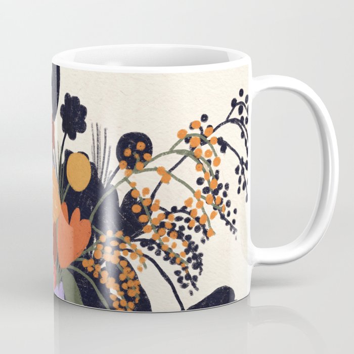 Flowers in the mirror #2 Coffee Mug Gallery Image 1