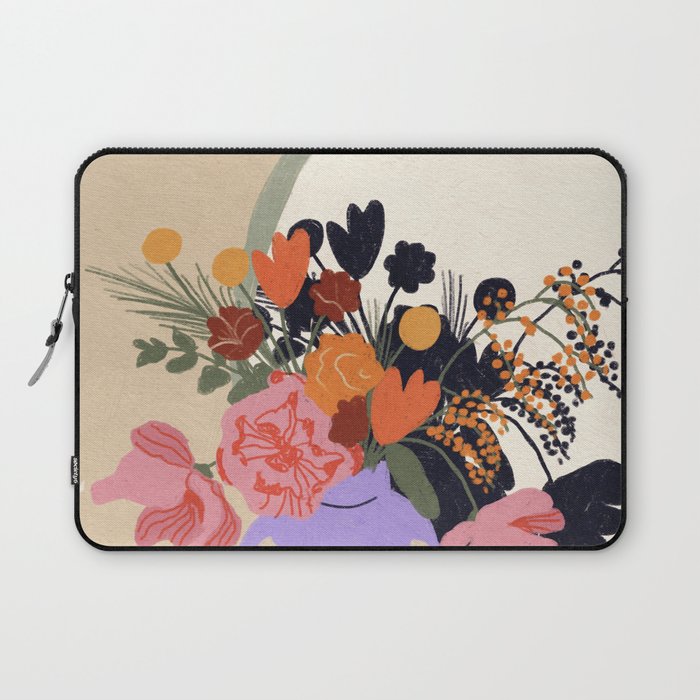 Flowers in the mirror #2 Laptop Sleeve Gallery Image 1