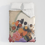 Flowers in the mirror #2 Duvet Cover Gallery Image 6