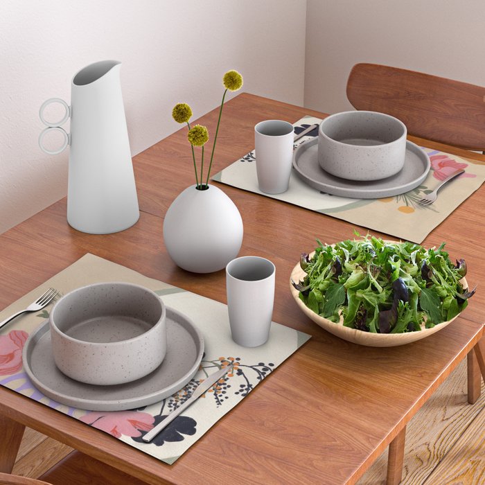 Flowers in the mirror #2 Placemat Gallery Image 2