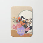 Flowers in the mirror #2 Bath Mat Gallery Image 1