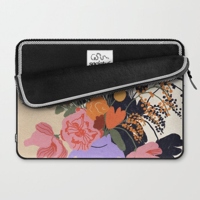 Flowers in the mirror #2 Laptop Sleeve Gallery Image 2