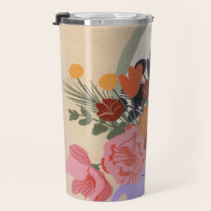 Flowers in the mirror #2 Travel Mug Gallery Image 3