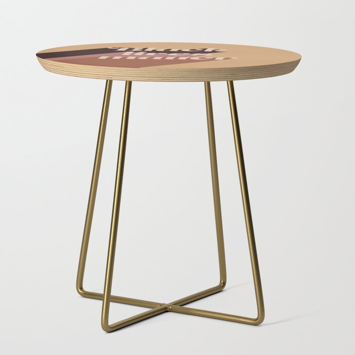 Black Lives Matter #typography Side Table Gallery Image 1