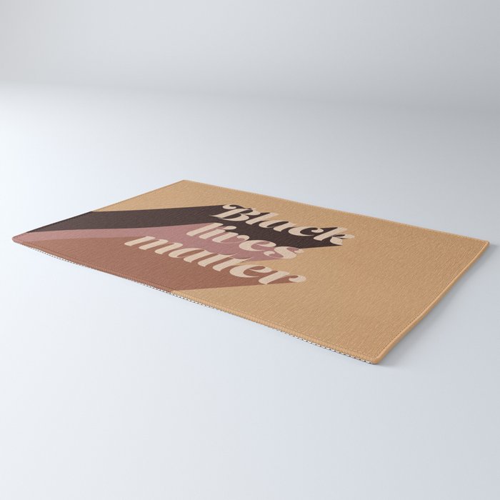 Black Lives Matter #typography Rug Gallery Image 3