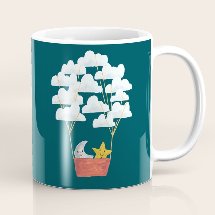 Hot cloud baloon - moon and star Coffee Mug Gallery Image 1