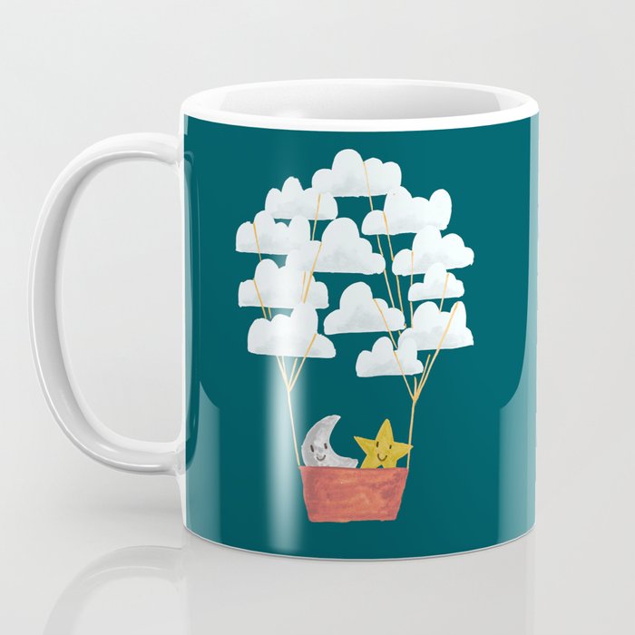 Hot cloud baloon - moon and star Coffee Mug Gallery Image 3