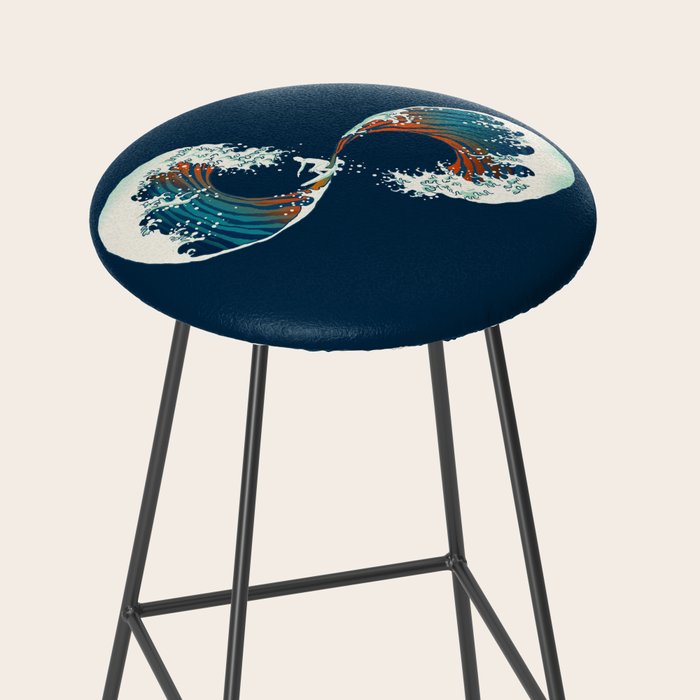 The Wave is forever Stool Gallery Image 2