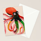 Colorful Octopus II Stationery Card Gallery Image 2