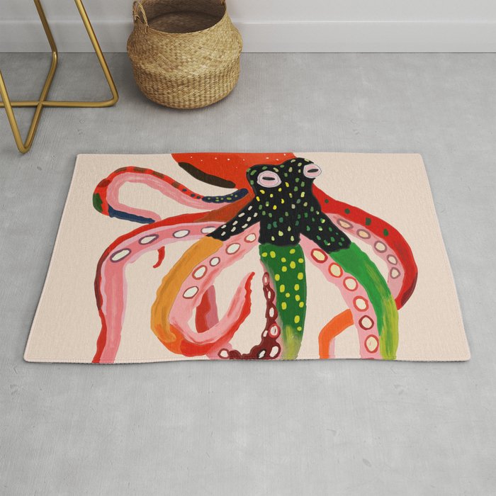 Colorful Octopus II Rug Gallery Image 1