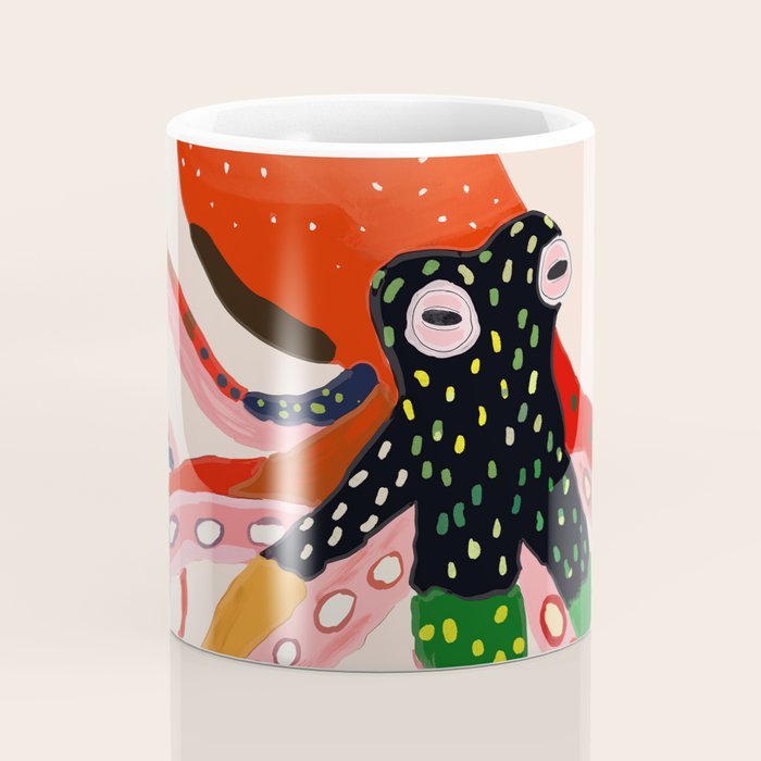 Colorful Octopus II Coffee Mug Gallery Image 4