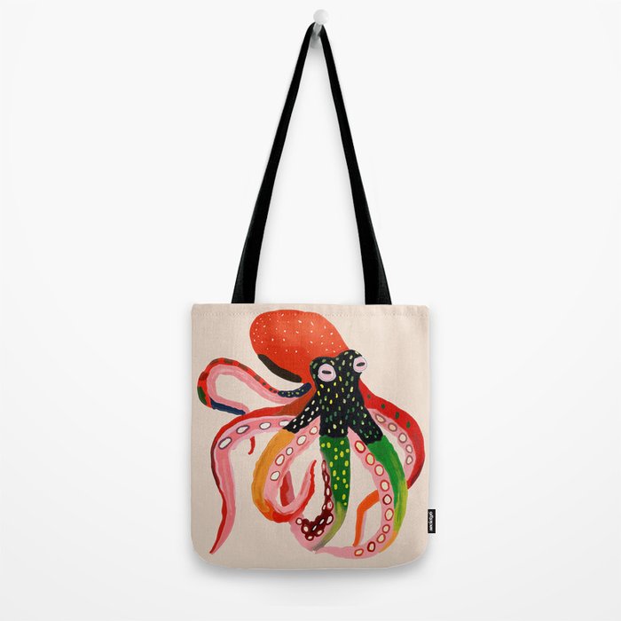 Colorful Octopus II Tote Bag Gallery Image 2