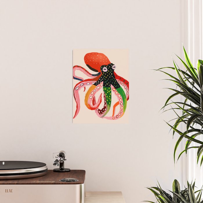 Colorful Octopus II Poster Gallery Image 2