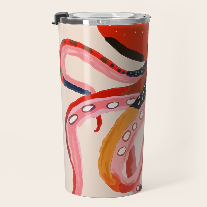 Colorful Octopus II Travel Mug Gallery Image 3