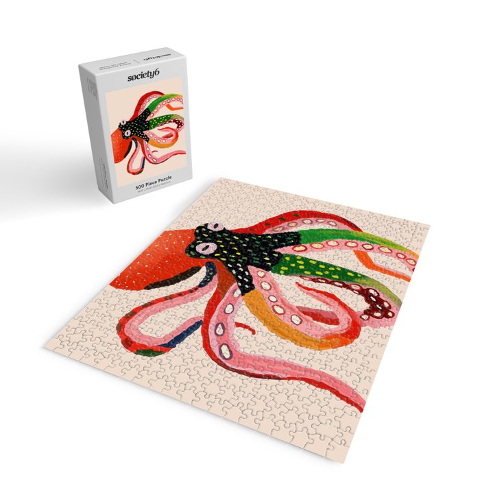 Colorful Octopus II Jigsaw Puzzle Gallery Image 2