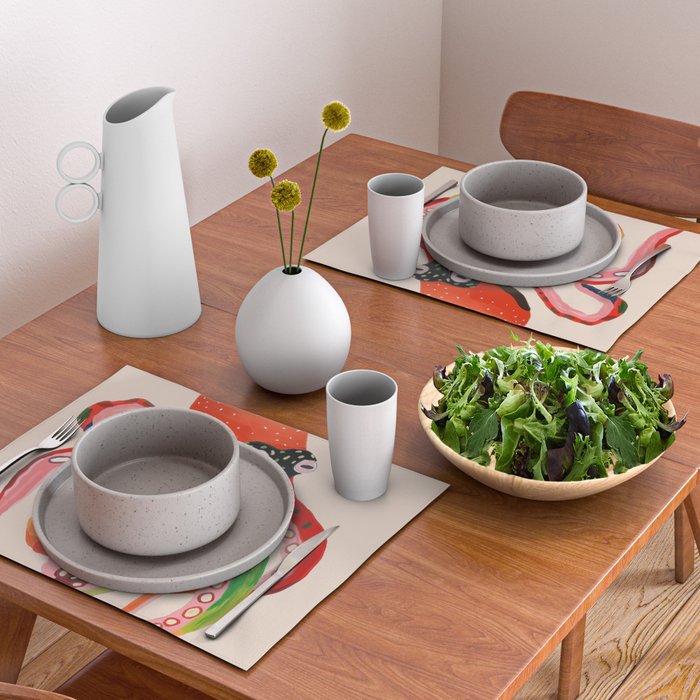 Colorful Octopus II Placemat Gallery Image 2