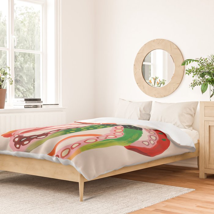 Colorful Octopus II Duvet Cover Gallery Image 2