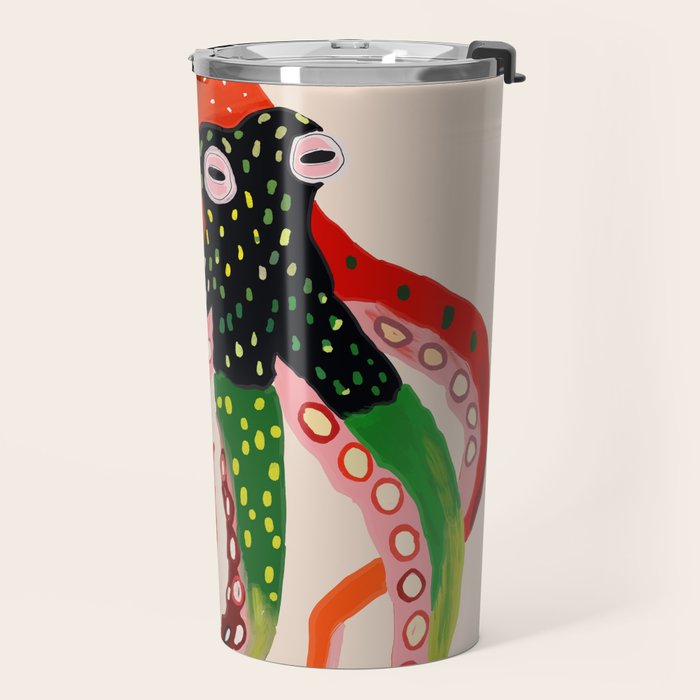 Colorful Octopus II Travel Mug Gallery Image 2