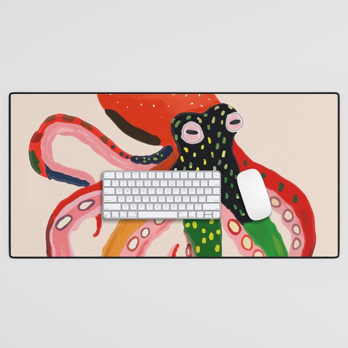 Colorful Octopus II Desk Mat Gallery Image 1