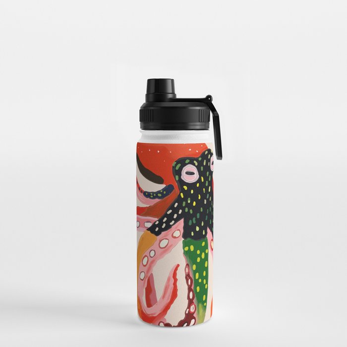 Colorful Octopus II Water Bottle Gallery Image 2