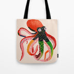 Colorful Octopus II Tote Bag Gallery Image 1