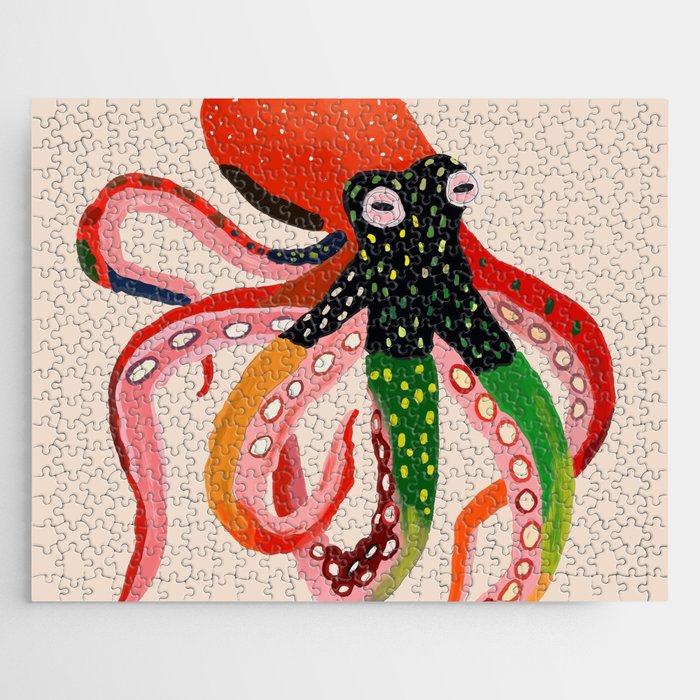 Colorful Octopus II Jigsaw Puzzle Gallery Image 1