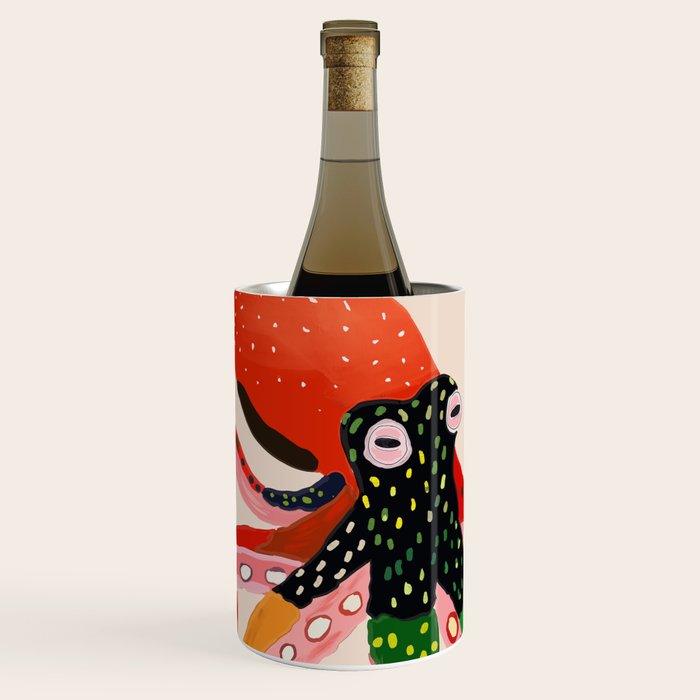 Colorful Octopus II Wine Chiller Gallery Image 1