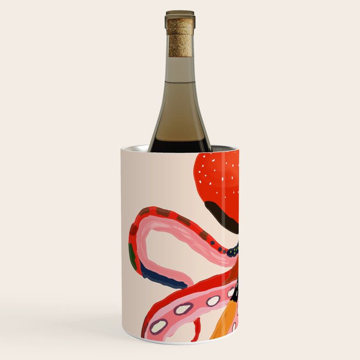 Colorful Octopus II Wine Chiller Gallery Image 2