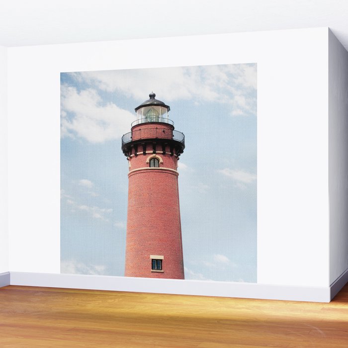 Red Lighthouse Wall Mural Gallery Image 2