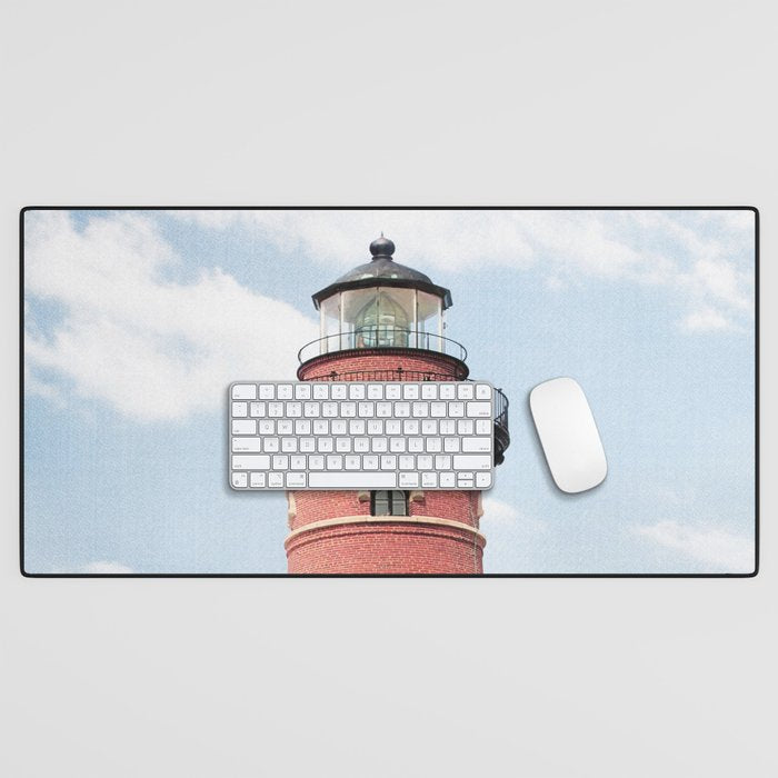 Red Lighthouse Desk Mat Gallery Image 1