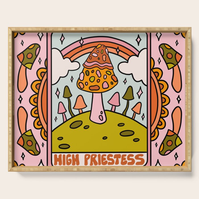 2. High Priestess Mushroom Serving Tray Gallery Image 1