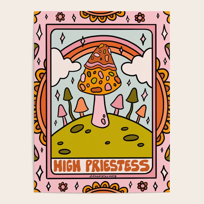2. High Priestess Mushroom Poster Gallery Image 4