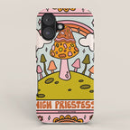 2. High Priestess Mushroom iPhone Case Gallery Image 1
