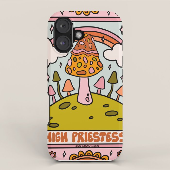 2. High Priestess Mushroom iPhone Case Gallery Image 1