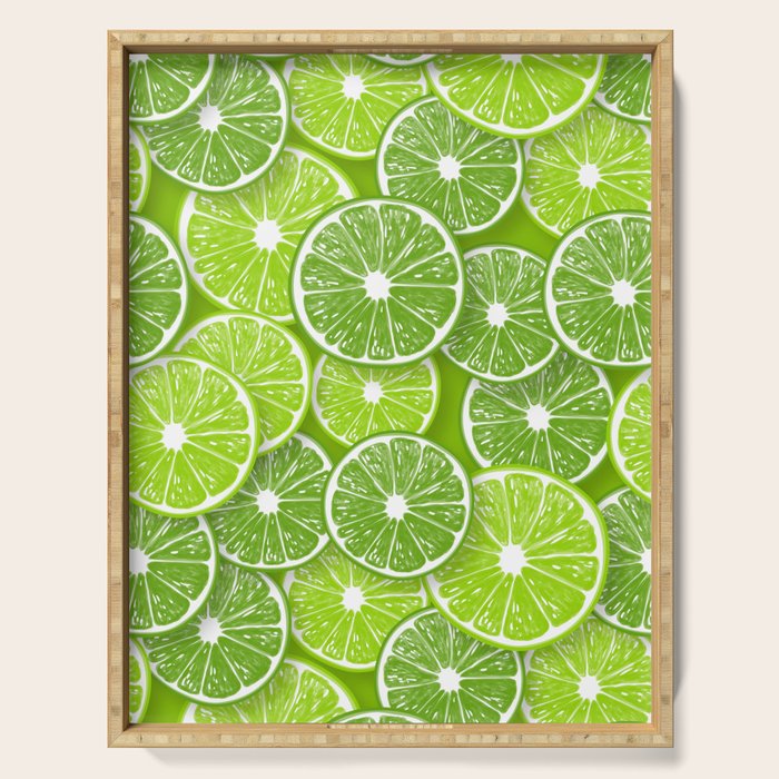 Lime pop Serving Tray Gallery Image 1