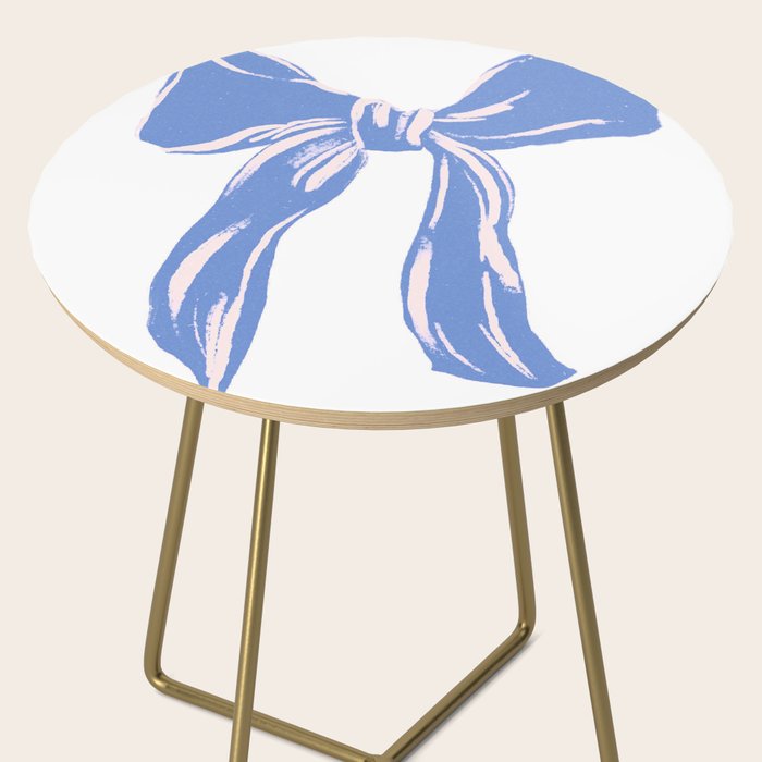 Light blue femenine bow Side Table Gallery Image 2