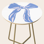 Light blue femenine bow Side Table Gallery Image 2