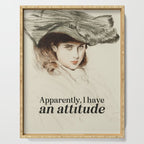 Apparently, I Have an Attitude Serving Tray Gallery Image 1