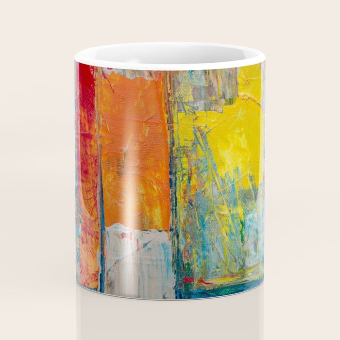Colorful Geometric Abstract Art Coffee Mug Gallery Image 4