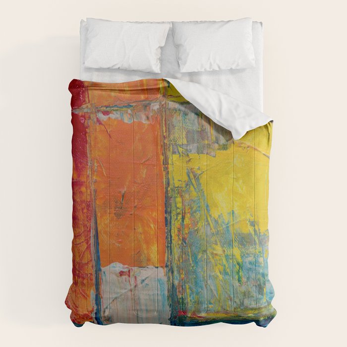 Colorful Geometric Abstract Art Comforter Gallery Image 6