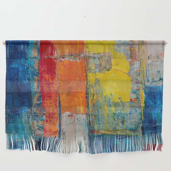 Colorful Geometric Abstract Art Wall Hanging Gallery Image 1