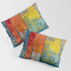 Colorful Geometric Abstract Art Pillow Sham Gallery Image 3