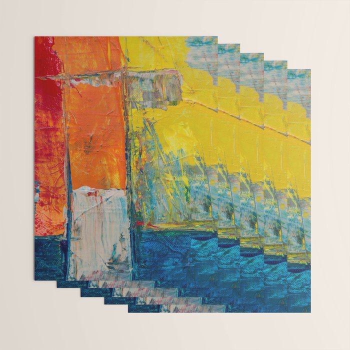 Colorful Geometric Abstract Art Wrapping Paper Gallery Image 3