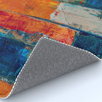 Colorful Geometric Abstract Art Rug Gallery Image 4