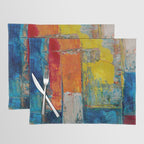 Colorful Geometric Abstract Art Placemat Gallery Image 1
