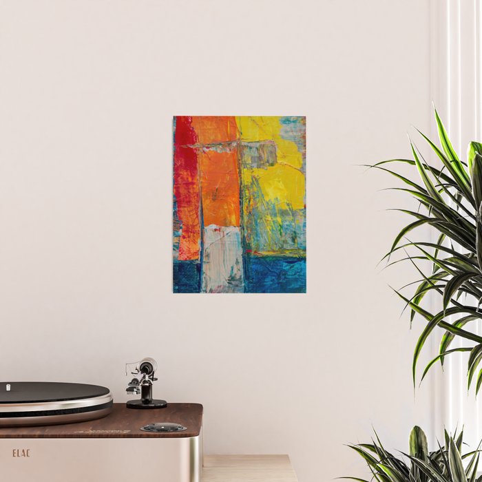 Colorful Geometric Abstract Art Poster Gallery Image 2