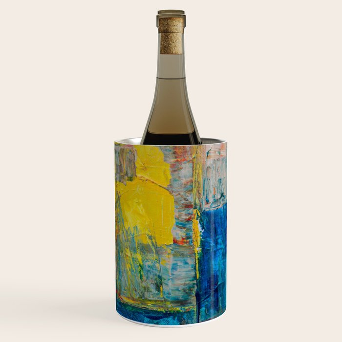 Colorful Geometric Abstract Art Wine Chiller Gallery Image 3