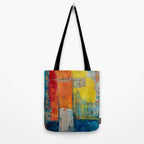 Colorful Geometric Abstract Art Tote Bag Gallery Image 2