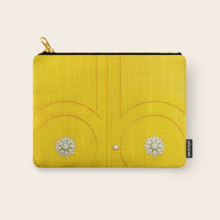 Palm Springs Yellow Door - Midcentury Modern Carry All Pouch Gallery Image 1